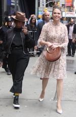 SUTTON FOSTER Arrives at Good Morning America in New York 06/11/2019