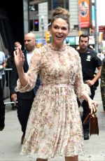 SUTTON FOSTER Arrives at Good Morning America in New York 06/11/2019