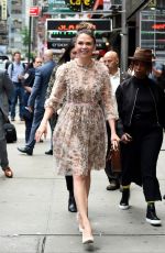 SUTTON FOSTER Arrives at Good Morning America in New York 06/11/2019