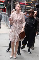 SUTTON FOSTER Arrives at Good Morning America in New York 06/11/2019