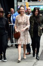 SUTTON FOSTER Arrives at Good Morning America in New York 06/11/2019