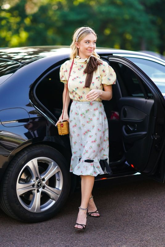 SYDNEY SWEENEY Arrives at Miu Miu Resort 2020 Show in Paris 06/29/2019