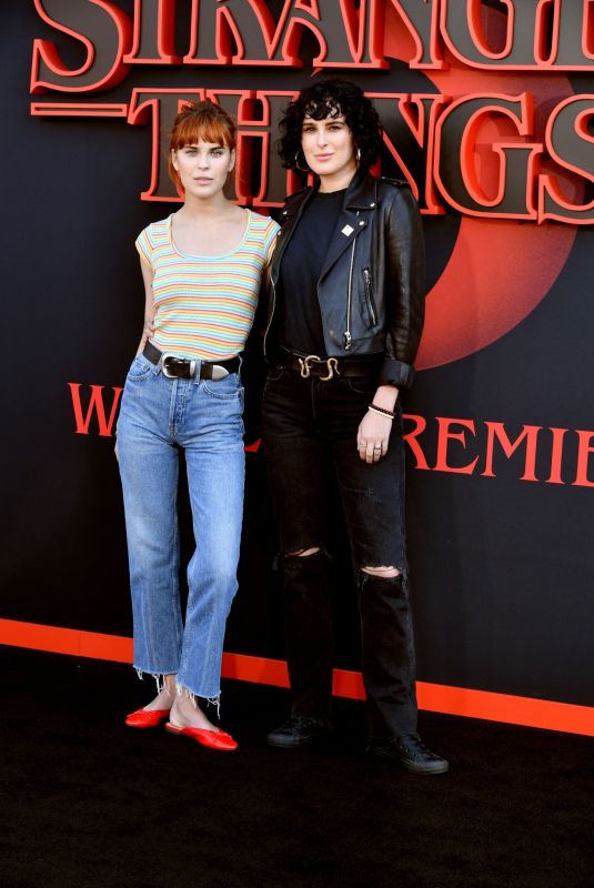 TALLULAH and RUMER WILLIS at Stranger Things, Season 3 Premiere in Santa Monica 06/28/2019
