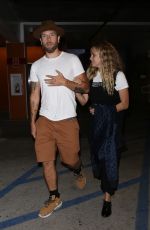 TERESA PALMER and Mark Webber Night Out in Los Angeles 06/25/2019