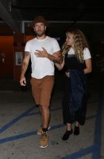 TERESA PALMER and Mark Webber Night Out in Los Angeles 06/25/2019