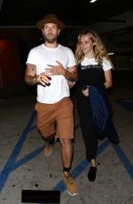 TERESA PALMER and Mark Webber Night Out in Los Angeles 06/25/2019