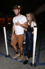 TERESA PALMER and Mark Webber Night Out in Los Angeles 06/25/2019