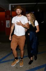 TERESA PALMER and Mark Webber Night Out in Los Angeles 06/25/2019