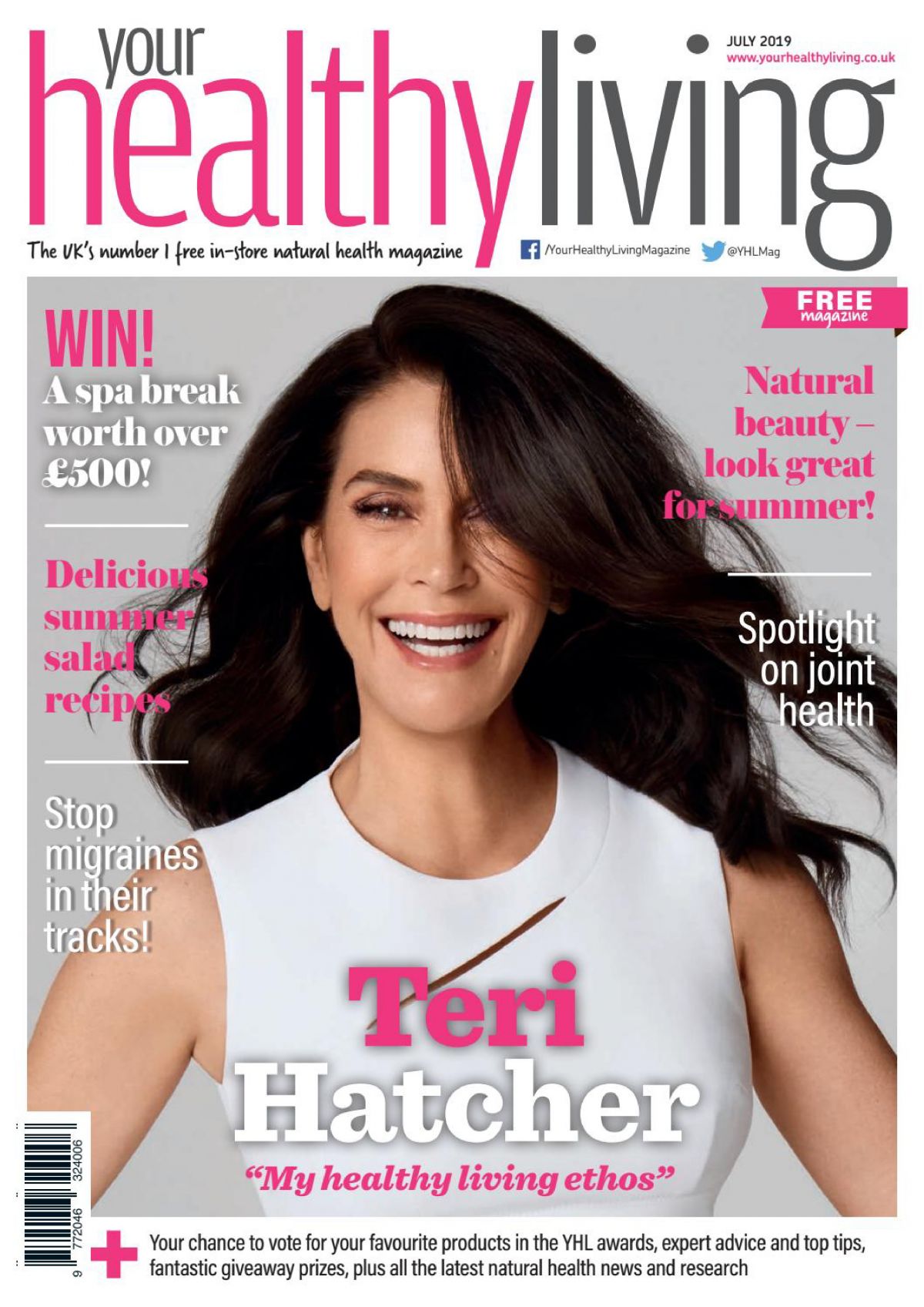 TERI HATCHER in Your Healthy Living Magazine, July 2019 ...