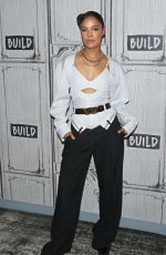 TESSA THOMPSON and Chris Hemsworth at Build Series in New York 06/13/2019