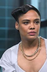 TESSA THOMPSON and Chris Hemsworth at Build Series in New York 06/13/2019