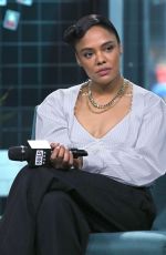 TESSA THOMPSON and Chris Hemsworth at Build Series in New York 06/13/2019