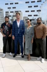 TESSA THOMPSON and Chris Hemsworth at Men in Black Photocall in London 06/02/2019