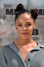 TESSA THOMPSON and Chris Hemsworth at Men in Black Photocall in London 06/02/2019