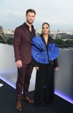 TESSA THOMPSON and Chris Hemsworth at Men in Black Photocall in Paris 06/04/2019