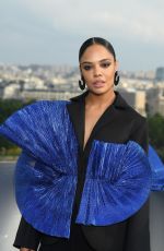 TESSA THOMPSON and Chris Hemsworth at Men in Black Photocall in Paris 06/04/2019