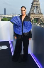 TESSA THOMPSON and Chris Hemsworth at Men in Black Photocall in Paris 06/04/2019