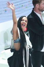 TESSA THOMPSON and Chris Hemsworth at Men in Black Press Conference in Beijing 06/09/2019