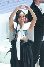 TESSA THOMPSON and Chris Hemsworth at Men in Black Press Conference in Beijing 06/09/2019