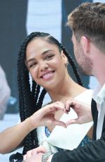TESSA THOMPSON and Chris Hemsworth at Men in Black Press Conference in Beijing 06/09/2019