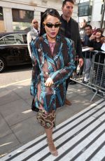 TESSA THOMPSON Arrives at BBC Radio 2 in London 06/03/2019