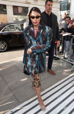 TESSA THOMPSON Arrives at BBC Radio 2 in London 06/03/2019