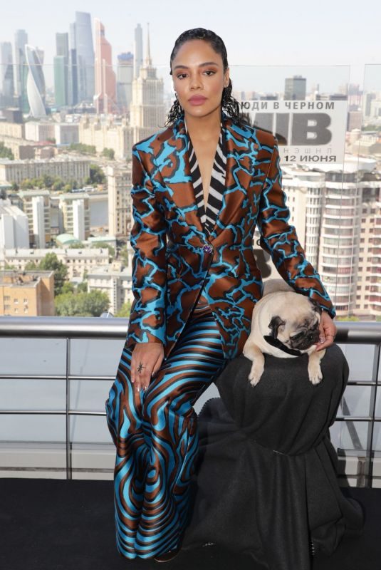 TESSA THOMPSON at Men in Black Photocall in Moscow 06/06/2019