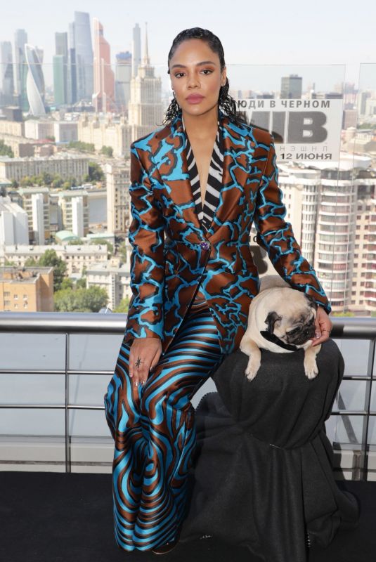 TESSA THOMPSON at Men in Black Photocall in Moscow 06/06/2019