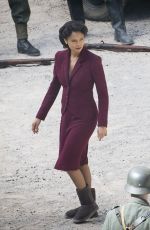 THANDIE NEWTON on the Set of Westworld in Spain 05/25/2019