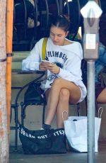 THYLANE BLONDEAU at Urth Caffe in Beverly Hills 06/22/2019