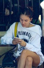 THYLANE BLONDEAU at Urth Caffe in Beverly Hills 06/22/2019