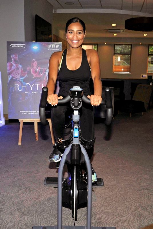 TISHA MERRY at VIP Rhythm Gym Launch in Manchester 06/24/2019