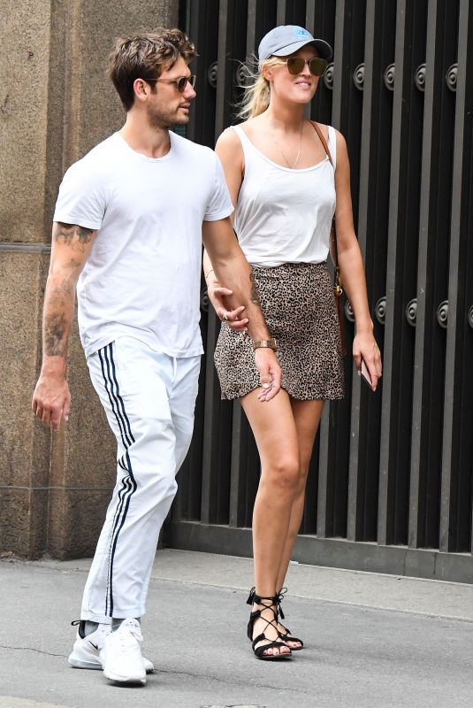 TONI GARRN and Alex Pettyfer Out in Milan 06/15/2019