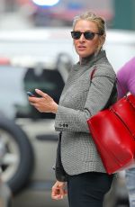 UMA THURMAN Leaves a Hair Salon in New York 06/19/2019