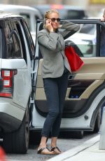 UMA THURMAN Leaves a Hair Salon in New York 06/19/2019