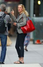 UMA THURMAN Leaves a Hair Salon in New York 06/19/2019