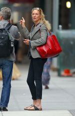 UMA THURMAN Leaves a Hair Salon in New York 06/19/2019