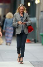 UMA THURMAN Leaves a Hair Salon in New York 06/19/2019