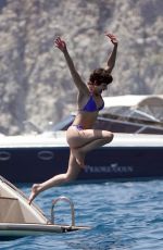 URSULA CORBERO in Bkini at a Boat in Capri 06/14/2019