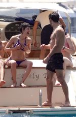 URSULA CORBERO in Bkini at a Boat in Capri 06/14/2019