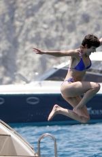 URSULA CORBERO in Bkini at a Boat in Capri 06/14/2019