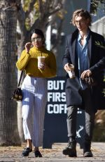 VANESSA HUDGENS and Austin Butler Out for Coffee in Studio City 06/14/2019