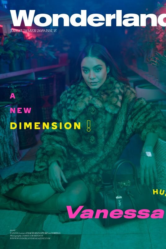 VANESSA HUDGENS on the Cover of Wonderland Magazine, Summer 2019