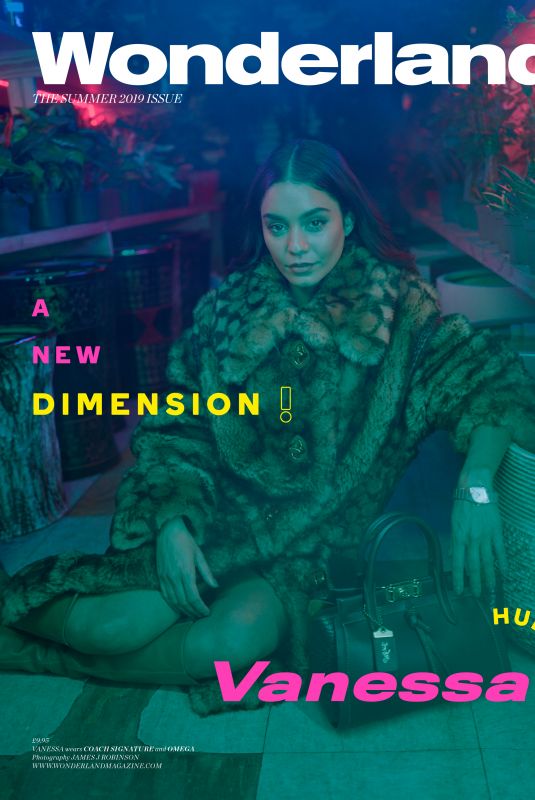 VANESSA HUDGENS on the Cover of Wonderland Magazine, Summer 2019
