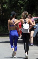 VICTORIA JUSTICE and MADISON REED in Tights Heading to a Gym in Los Angeles 06/06/2019