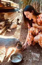 VICTORIA JUSTICE at Luau Themed Party - Instagram Pictures 06/10/2019