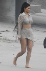 Wet KYLIE JENNER on the Photoshoot in Malibu 06/05/2019