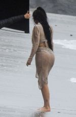 Wet KYLIE JENNER on the Photoshoot in Malibu 06/05/2019