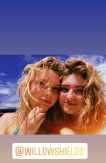 WILLOW SHIELDS in Bikini at a Beach in Phi Phi Island - Instagram Pictures, June 2019