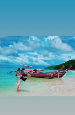 WILLOW SHIELDS in Bikini at a Beach in Phi Phi Island - Instagram Pictures, June 2019